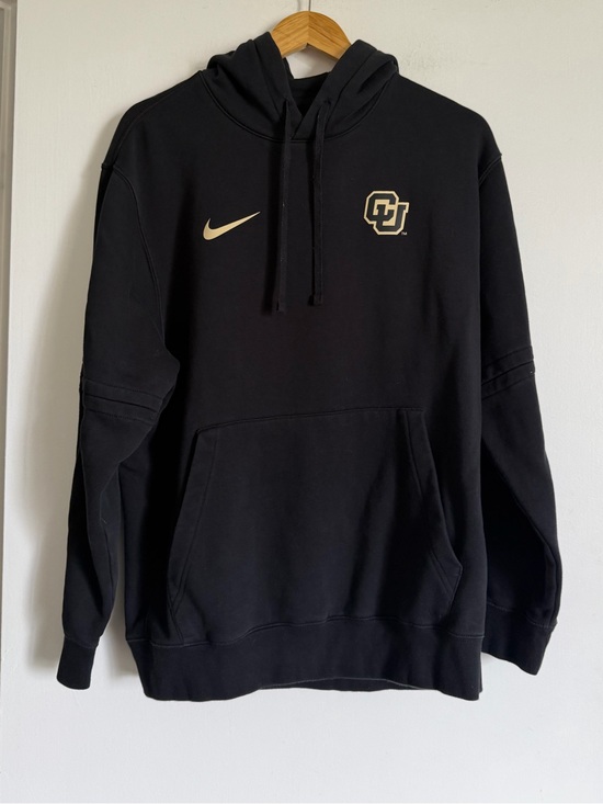 Nike Other - Nike University of Colorado CU Buffs Black Classic Hoodie Sweatshirt size Large